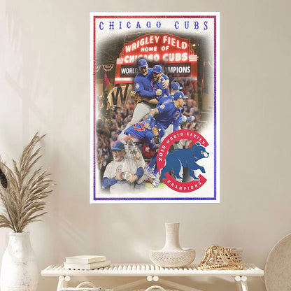 Chicago Cubs 2016 World Series - Poster Size 24''x36''