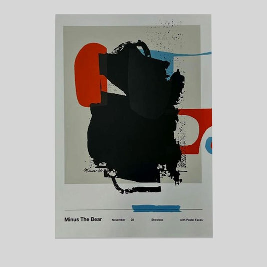 Minus the Bear in Seattle Tour November 28th 2025 Poster Size 24''x36''