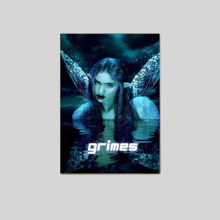 Grimes Claire Boucher Poster Water Fairy Photography Poster Size 24''x36''