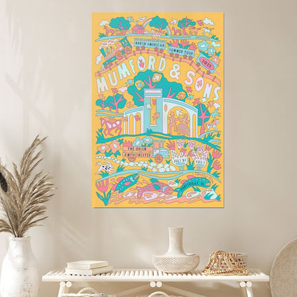 Mumford & Sons Tour Huntsville, AL 2025 Poster Size 24''x36''