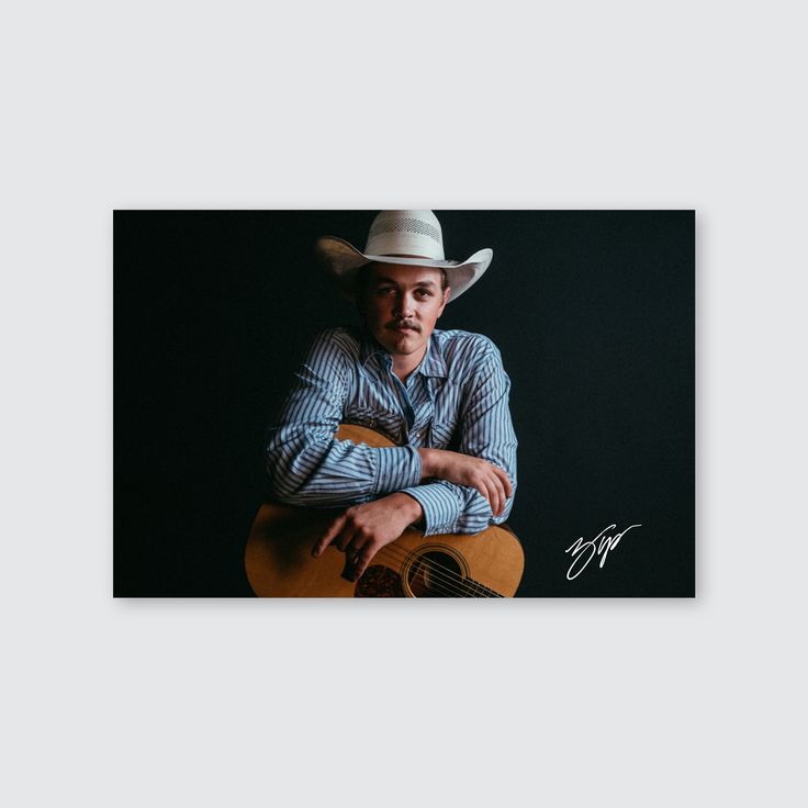 Music Poster- Zach Top Poster - Vintage Style - Size 24x36