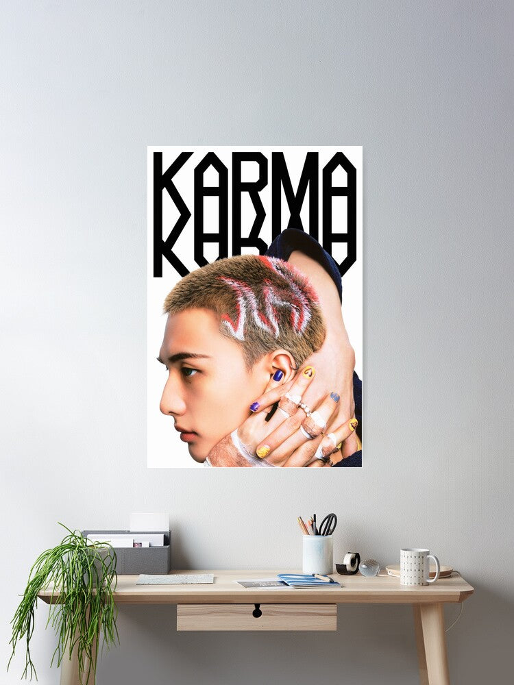 Stray Kids Hyunjin - Karma Poster Unframed Size 24''x36''