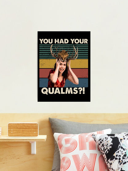 Patricia Widow'S Bay Poster, You Had Your Qualms Vintage Wall Art Unframed Size 24''x36''