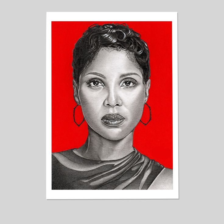 Toni Braxton Poster R&B RnB Wall Art Size 24''x36''