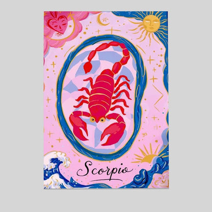 Sco rpio- Star Sign Poster Size 24''x36''