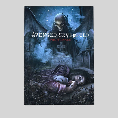 Avenged Tapestry Sevenfold Banner Art Music Nightmares Album Poster Size 24''x36''