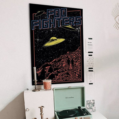 Foo Fighters 2025 Tour Poster High Quality Print Size 24''x36''
