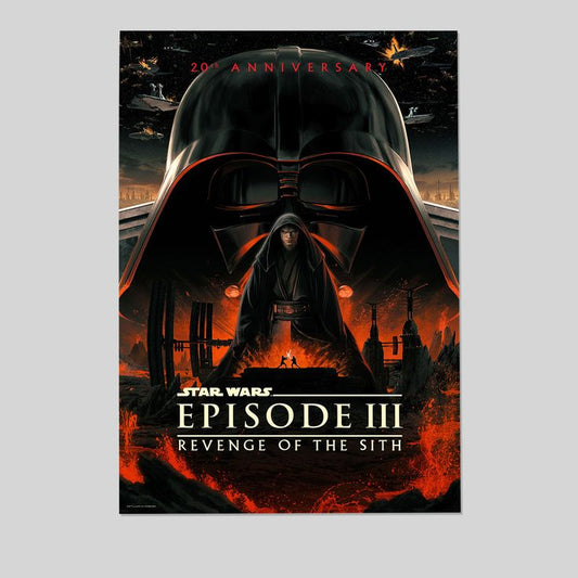 Star Wars: Revenge Of The Sith - 20th Anniversary Wall Poster Size 24''x36''