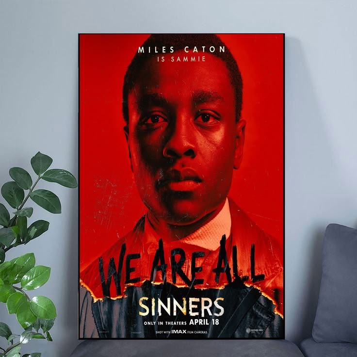 Sinners Movie Poster Michael B Jordan Hailee Steinfeld 6 Poster Size 24''x36''