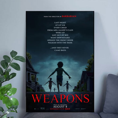 Weapons Movie Poster Julia Garner Josh Brolin Alden Ehrenreich Poster Size 24''x36''