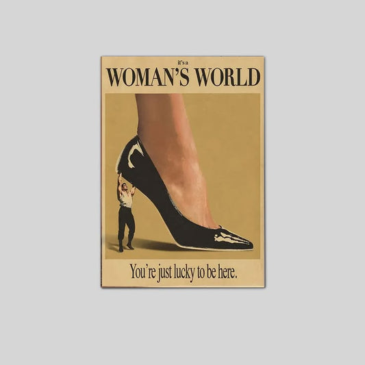 Vintage W's Would You're just lucky to be here Poster Full Size 24''x36''