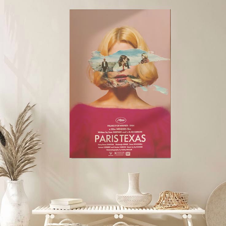 Lucky Shop Movie Poster Paris Texas Alternative Movie Wall Art Poster Full Size 24''x36''