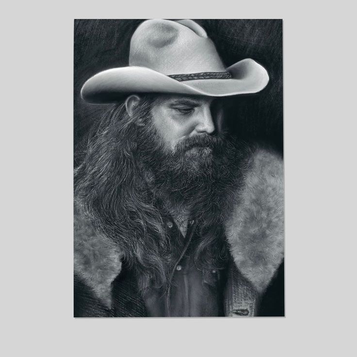Music Poster- Chris Stapleton Poster - Vintage Style - Size 24x36