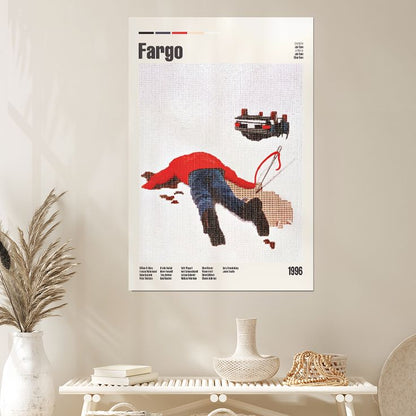 Movie Poster- Vintage Fargo Movie 1996 Poster Size 24''x36''