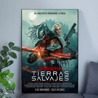 2025 Predator Badlands Movie Poster Elle Fanning First Hunt Poster Size 24''x36''