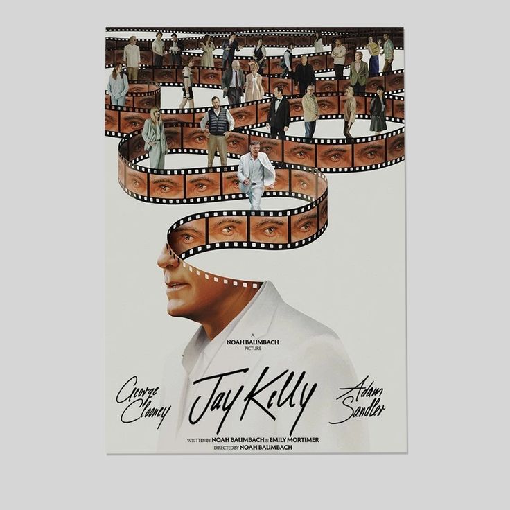 Movie Poster- Jay Kelly (2025) Movie Poster Size 24''x36''