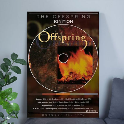 Music Poster The Offspring Poster 2025 Retro Style - Size 24''x36''