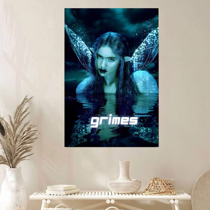 Grimes Claire Boucher Poster Water Fairy Photography Poster Size 24''x36''
