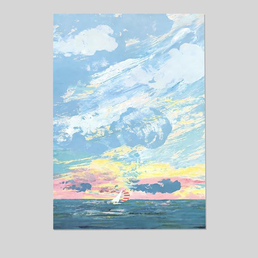 Vintage Poster - The New Yorker Magazine Cover Print - June 14 1969 Retro Style - Size 24x36