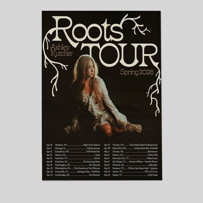 Ashley Kutcher Roots Tour Spring Size 24''x36''