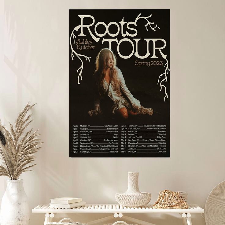 Ashley Kutcher Roots Tour Spring Size 24''x36''