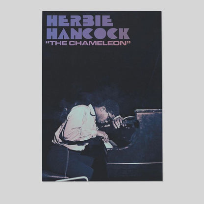 Music Poster- Herbie Hancock Poster - Jazz Art Vintage Style - Size 24x36
