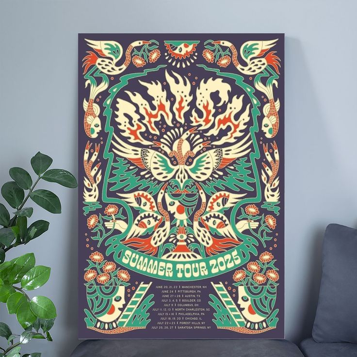 Phish Summer Tour 2025 Poster Size 24''x36''