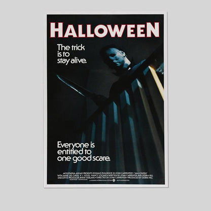 Ha.llo.ween Movie Classic Decorations Horror Movie Merchandise Michael Myers Mask Size 24''x36''