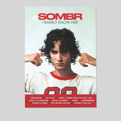 Music Poster- SOMBR album Poster Size 24''x36''