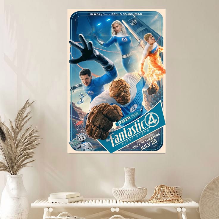 The Fantastic Four First Steps Movie Poster Size 24''x36''