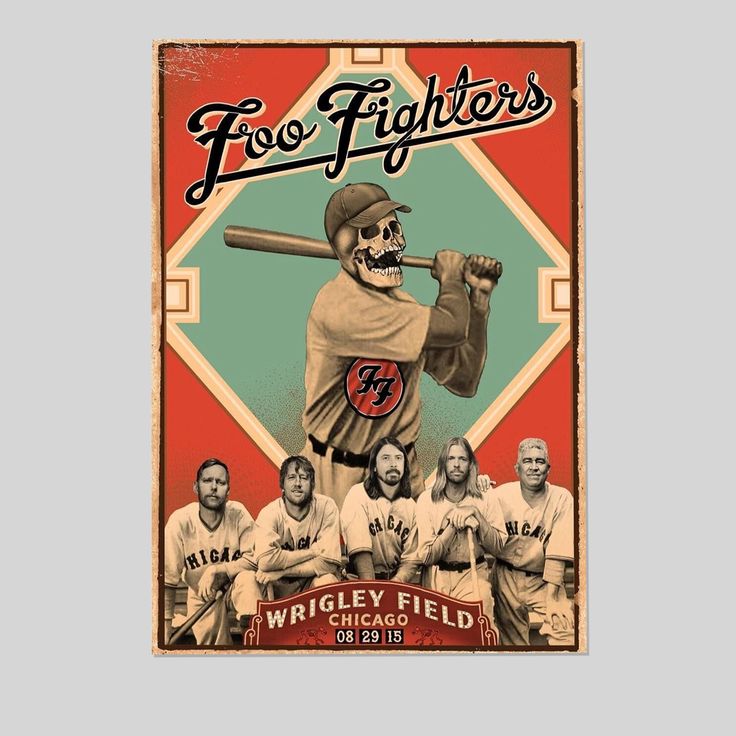 Foo Fighters , concert poster 13"x19" FREE DOMESTC SHIPPING Size 24''x36''