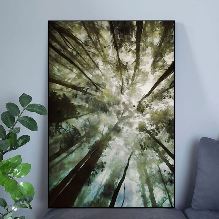 Nature Forest Home Decor Wall Art Poster Full Size 24''x36''