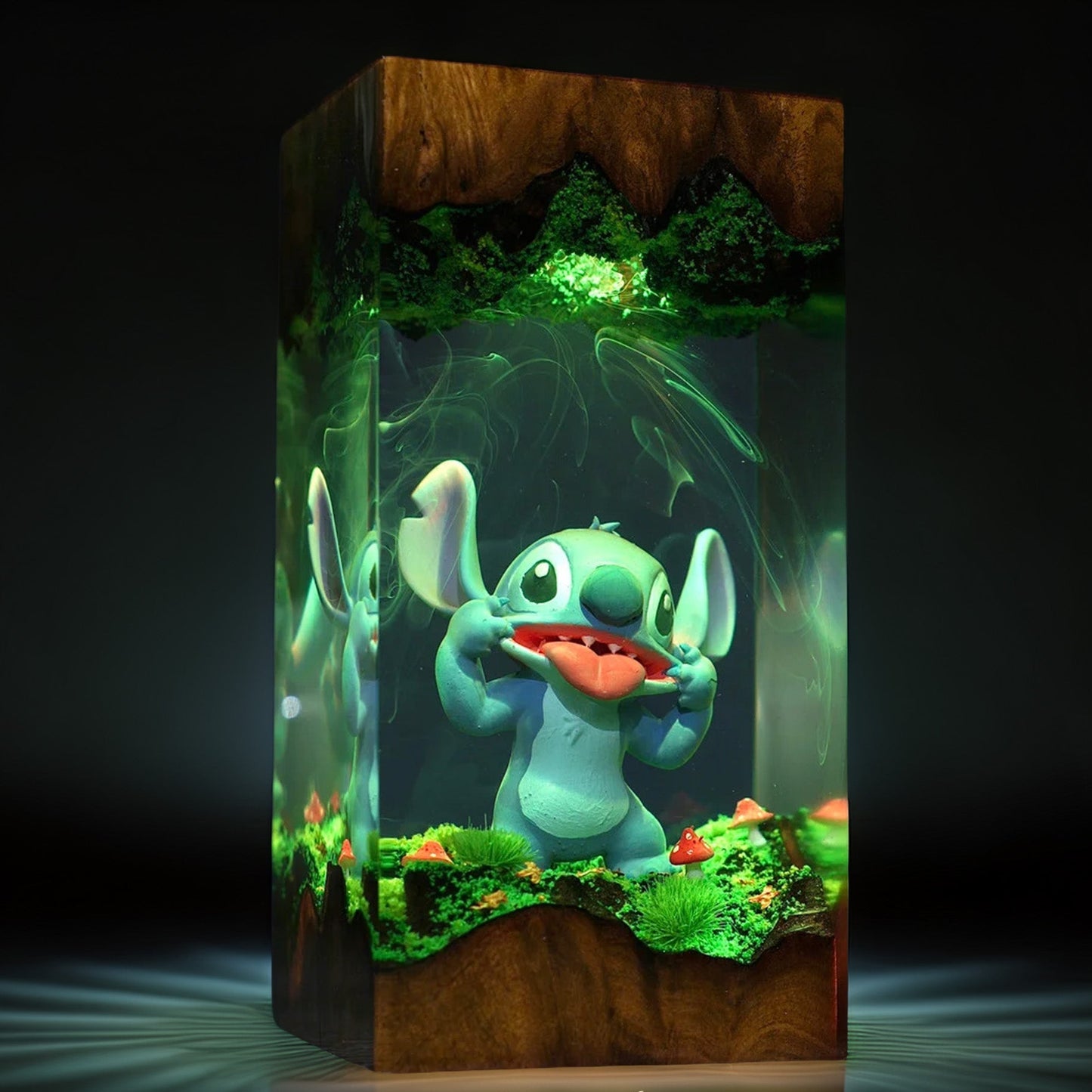 Blue Cosmic Pet Creature Resin Lamp V2