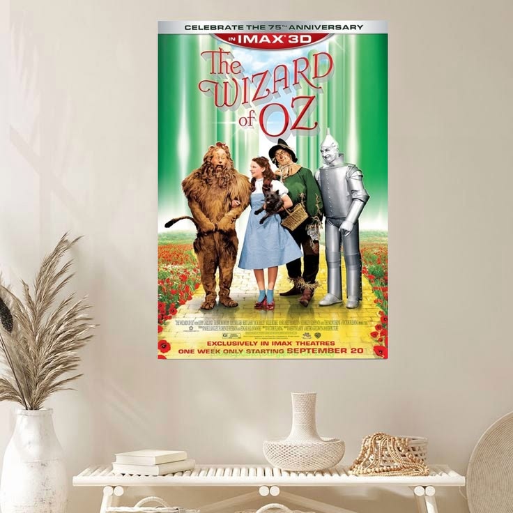 THE WIZARD OF OZ MOVIE POSTER 75TH ANNIVERSARY Poster Size 24''x36''