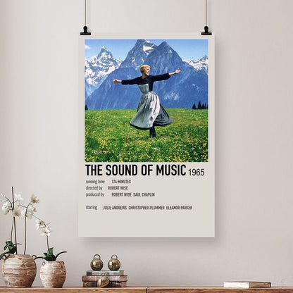 Movie Poster - The Sound of Music Movie Poster - Vintage Style - Size 24x36