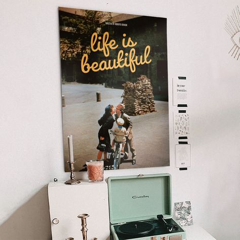 Movie Poster- Vintage Life is Beautiful Poster Size 24''x36''