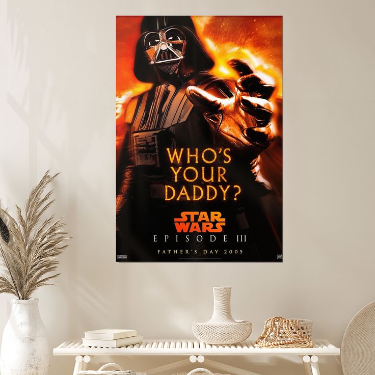 Movie Poster STAR WARS EPISODE III REVENGE OF THE SITH Retro Style - Size 24''x36''