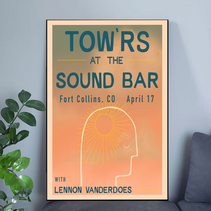Tow'rs at The Sound Bar 2026 tour Poster Size 24''x36''