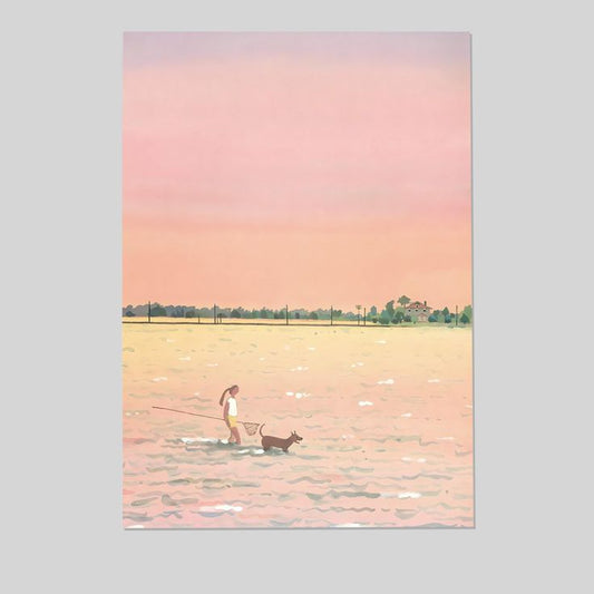 Vintage Poster - The New Yorker Magazine Cover Print - June 16 1986 Retro Style - Size 24x36