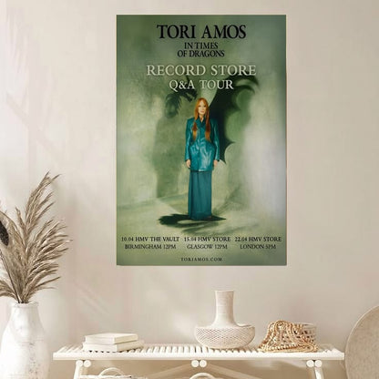 Tori Amos In Times of Dragons US Tour 2026 Poster Size 24''x36''