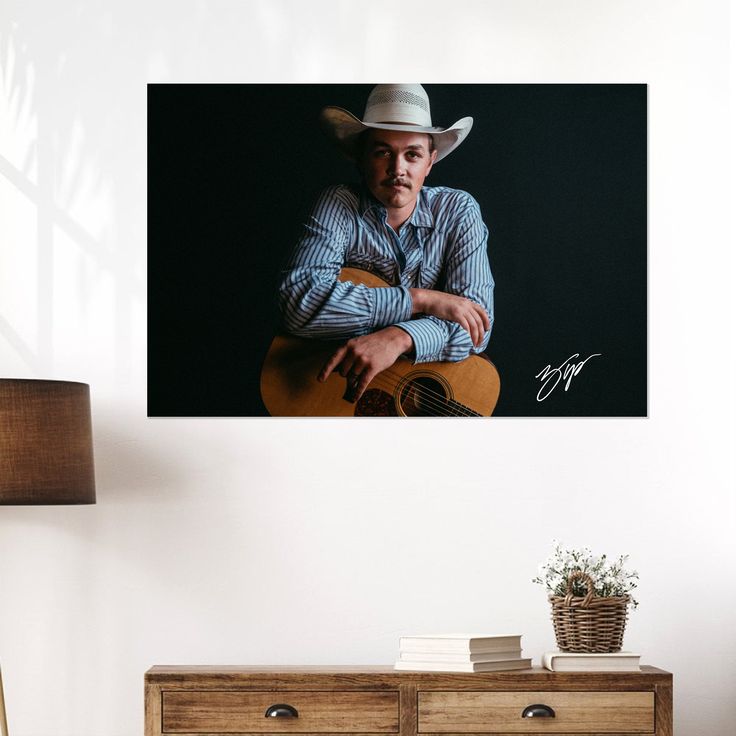 Music Poster- Zach Top Poster - Vintage Style - Size 24x36