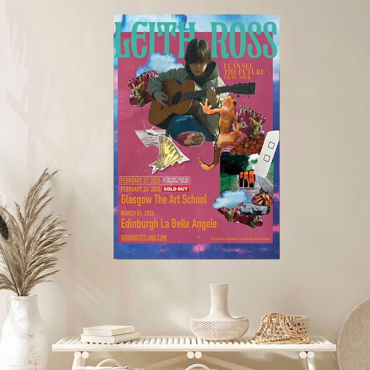 Leith Ross I Can See The Future UK/EU Tour 2026 Poster Size 24''x36''