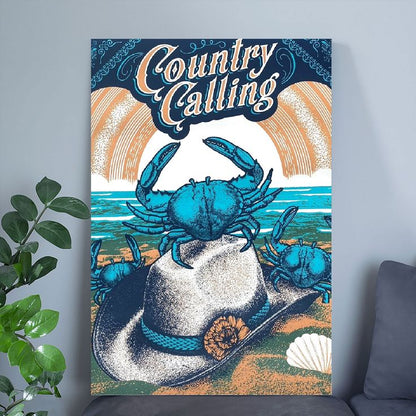 COUNTRY CALLING 2025 AP Poster LUKE COMBS BRYAN Brooks & Dunn Size 24''x36''