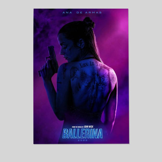 BALLERINA MOVIE POSTER 2025- INTL Advance - Ana De Armas - Keanu Reeves - Size 24''x36''