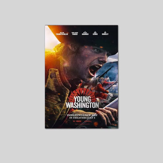 Young Washington 2026 Cinematic Movie Poster Wall Art Poster Size 24''x36''