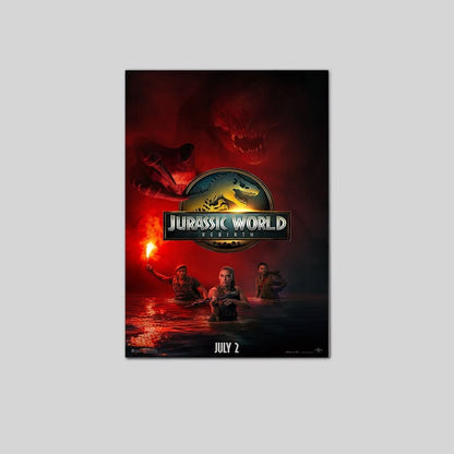 Jurassic World Rebirth Movie Poster Size 24''x36''