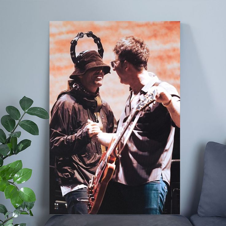 Music Poster- Oasis Comeback Tour 2025- Liam and Noel Gallagher Poster - Vintage Style - Size 24x36