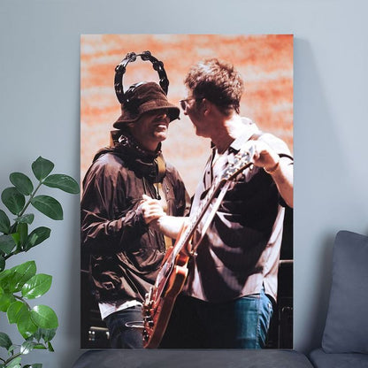 Music Poster- Oasis Comeback Tour 2025- Liam and Noel Gallagher Poster - Vintage Style - Size 24x36
