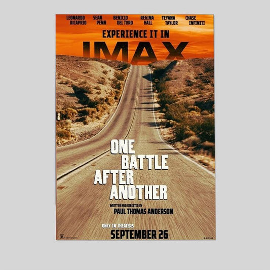 One Battle After Another movie poster Le.o.nar.do Di.Ca.prio Size 24''x36''