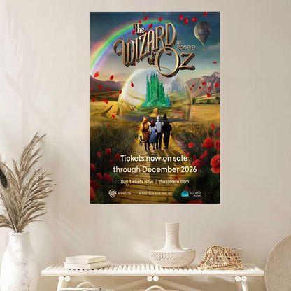 The Wizard of Oz at Sphere” 75TH  ANNIVERSARY 2026 Classic Home Decor Poster Size 24''x36''